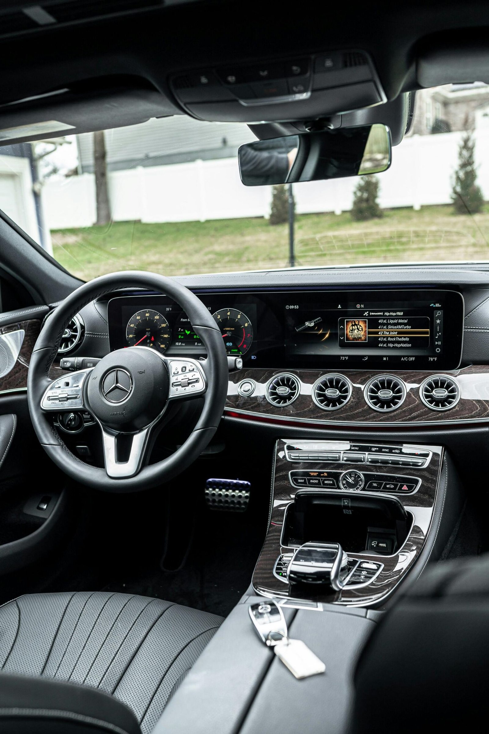 inner-side of Mercedes benz